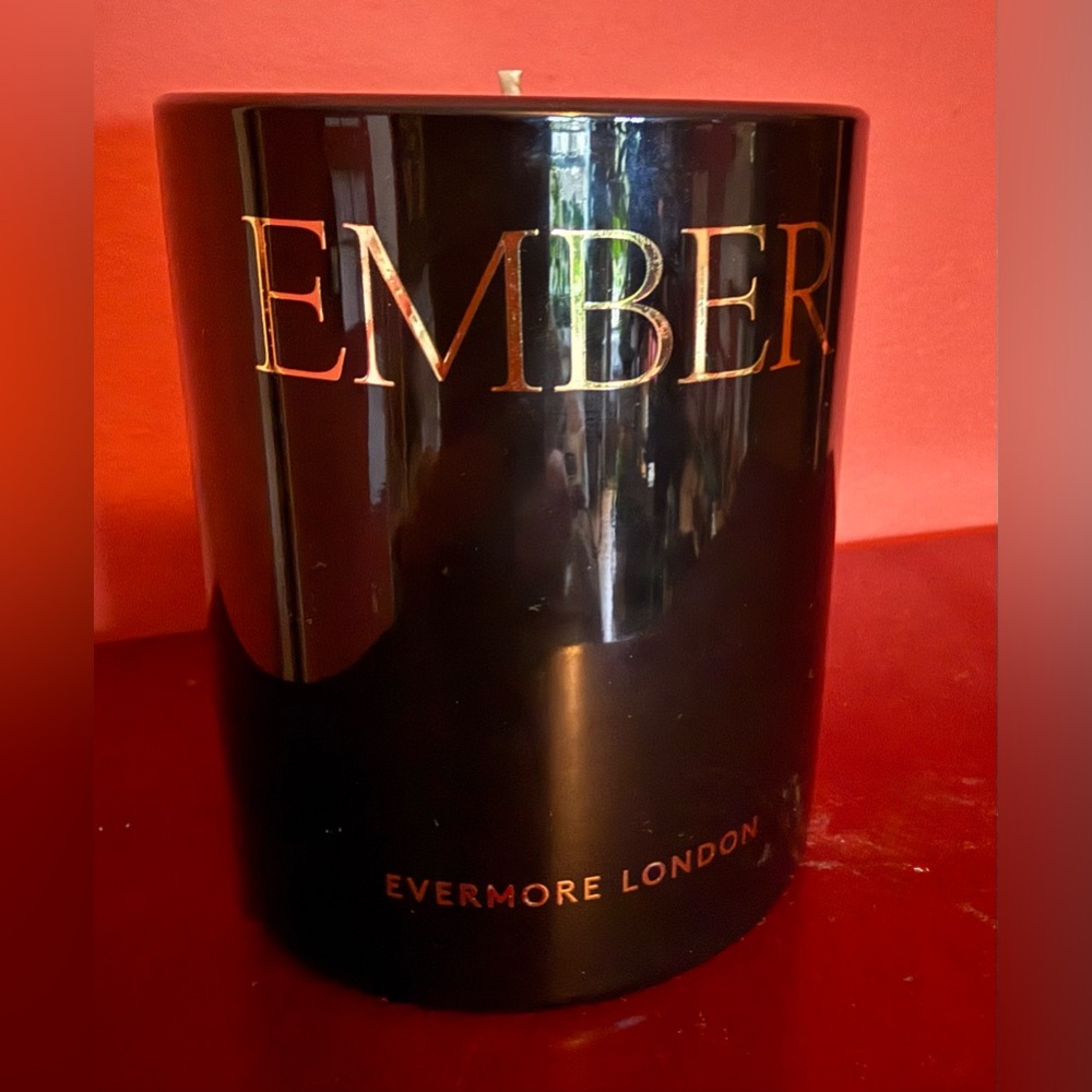 Ember Black Candle by Evermore London